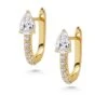 Nialaya Women's Gold CZ Hoops