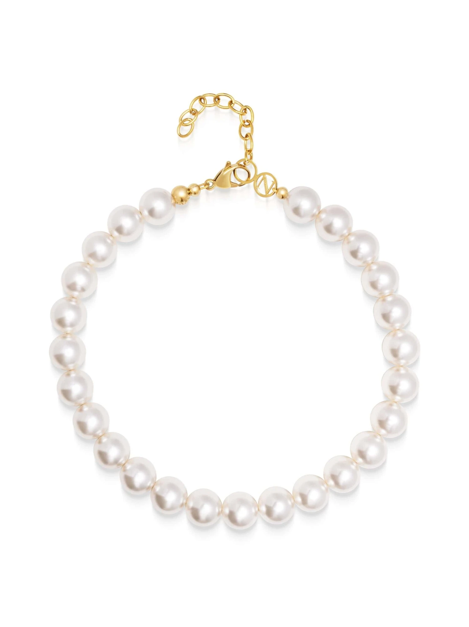 Nialaya Chunky Pearl Choker 1 Nialaya Chunky Pearl Choker
