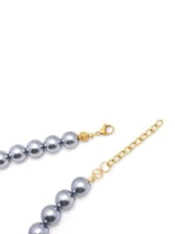 Nialaya Chunky Pearl Choker With Silver Finish -Nialaya Jewelry Store nialaya women s necklace chunky pearl choker with silver finish chunky pearl choker with silver finish 15 inches 38 1 cm wneck 323 1170544859