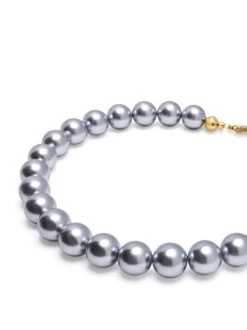 Nialaya Chunky Pearl Choker With Silver Finish -Nialaya Jewelry Store nialaya women s necklace chunky pearl choker with silver finish chunky pearl choker with silver finish 15 inches 38 1 cm wneck 323 1170544860