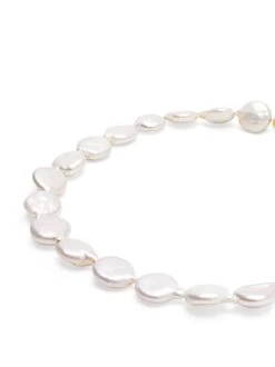 Nialaya Como Flat Pearl Choker 6 Nialaya Como Flat Pearl Choker -Nialaya Jewelry Store nialaya women s necklace como flat pearl choker como flat pearl choker 15 inches 38 1 cm wneck 309 1170544853