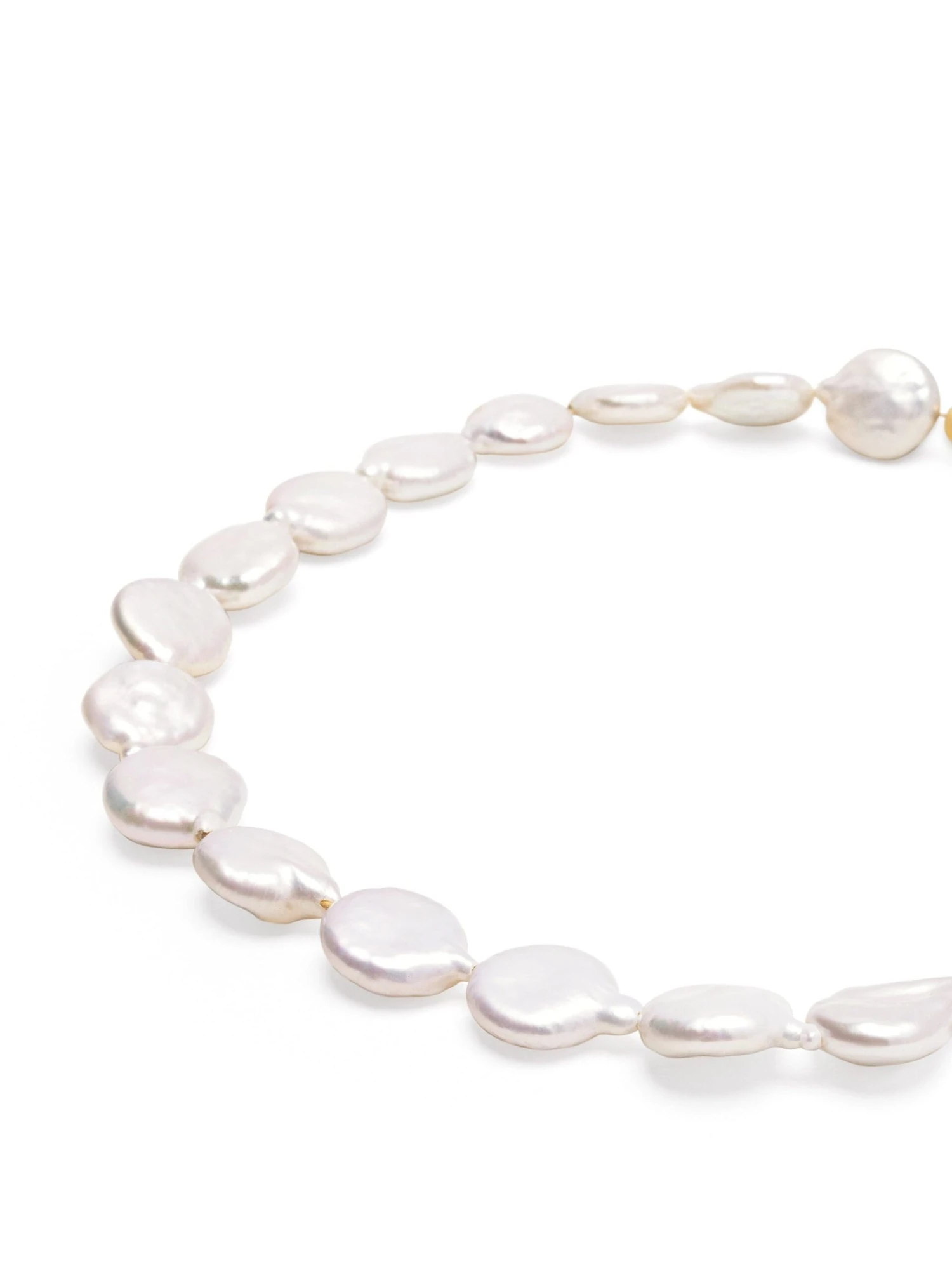 Nialaya Como Flat Pearl Choker 3 Nialaya Como Flat Pearl Choker - Image 3