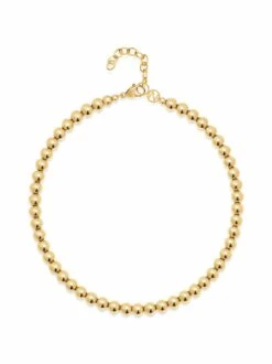 Nialaya Gold Glow Beaded Choker