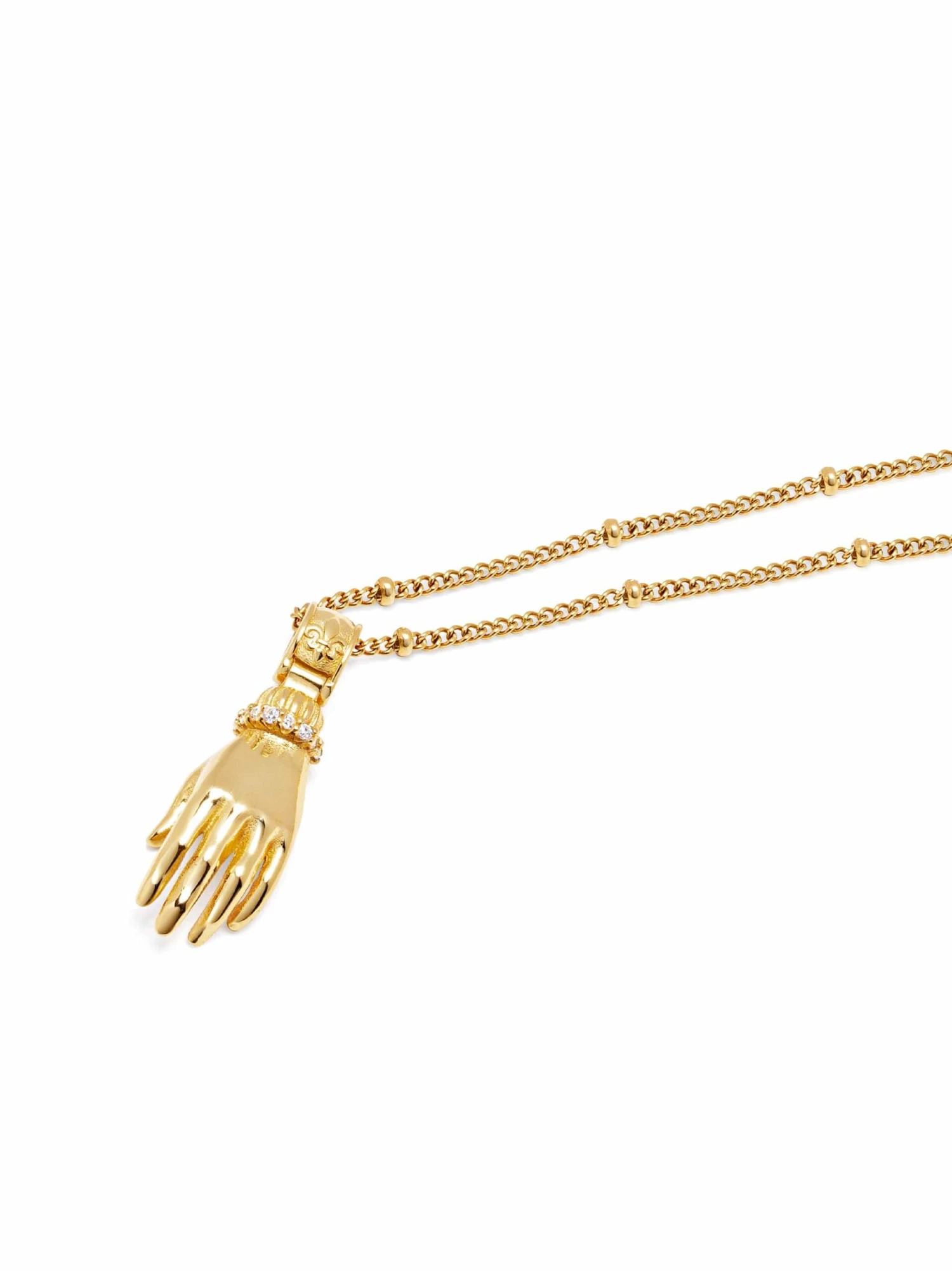 Nialaya Gold Guardian Hand Pendant Necklace 4 Nialaya Gold Guardian Hand Pendant Necklace - Image 4