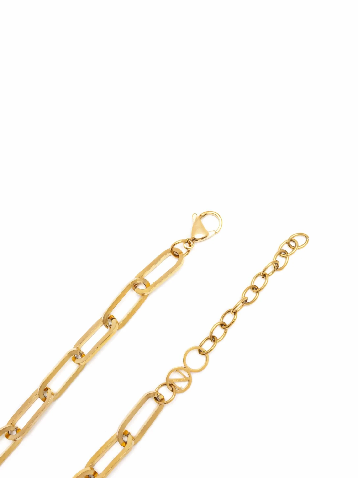 Nialaya Gold Link Chain Necklace 5 Nialaya Gold Link Chain Necklace - Image 5