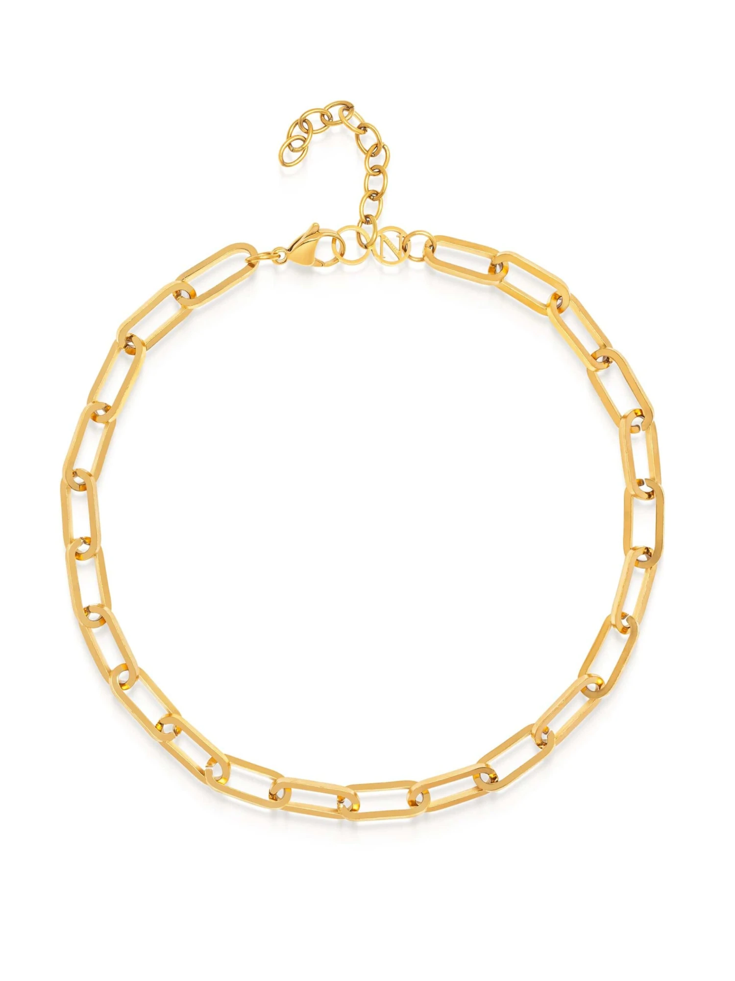 Nialaya Gold Link Chain Necklace 1 Nialaya Gold Link Chain Necklace