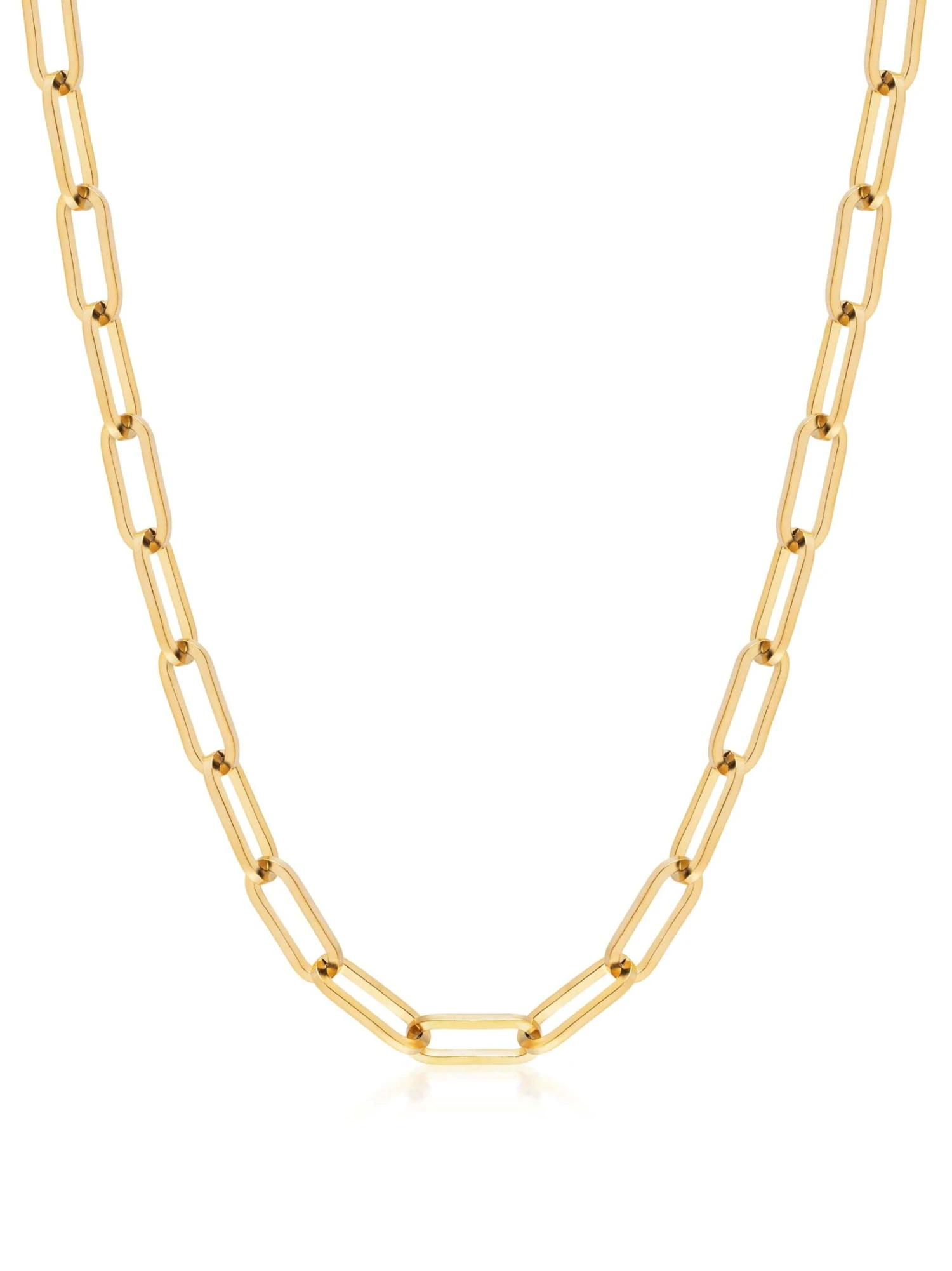 Nialaya Gold Link Chain Necklace 3 Nialaya Gold Link Chain Necklace - Image 3