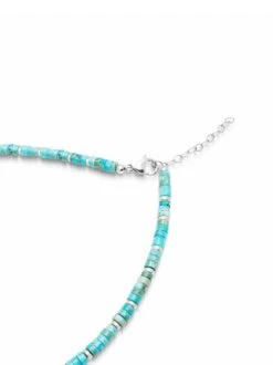 Nialaya Heishi Turquoise Choker With Silver 6 Nialaya Heishi Turquoise Choker With Silver -Nialaya Jewelry Store nialaya women s necklace heishi turquoise choker with silver heishi turquoise choker with silver 15 inches 38 1 cm wneck 298 1160763905