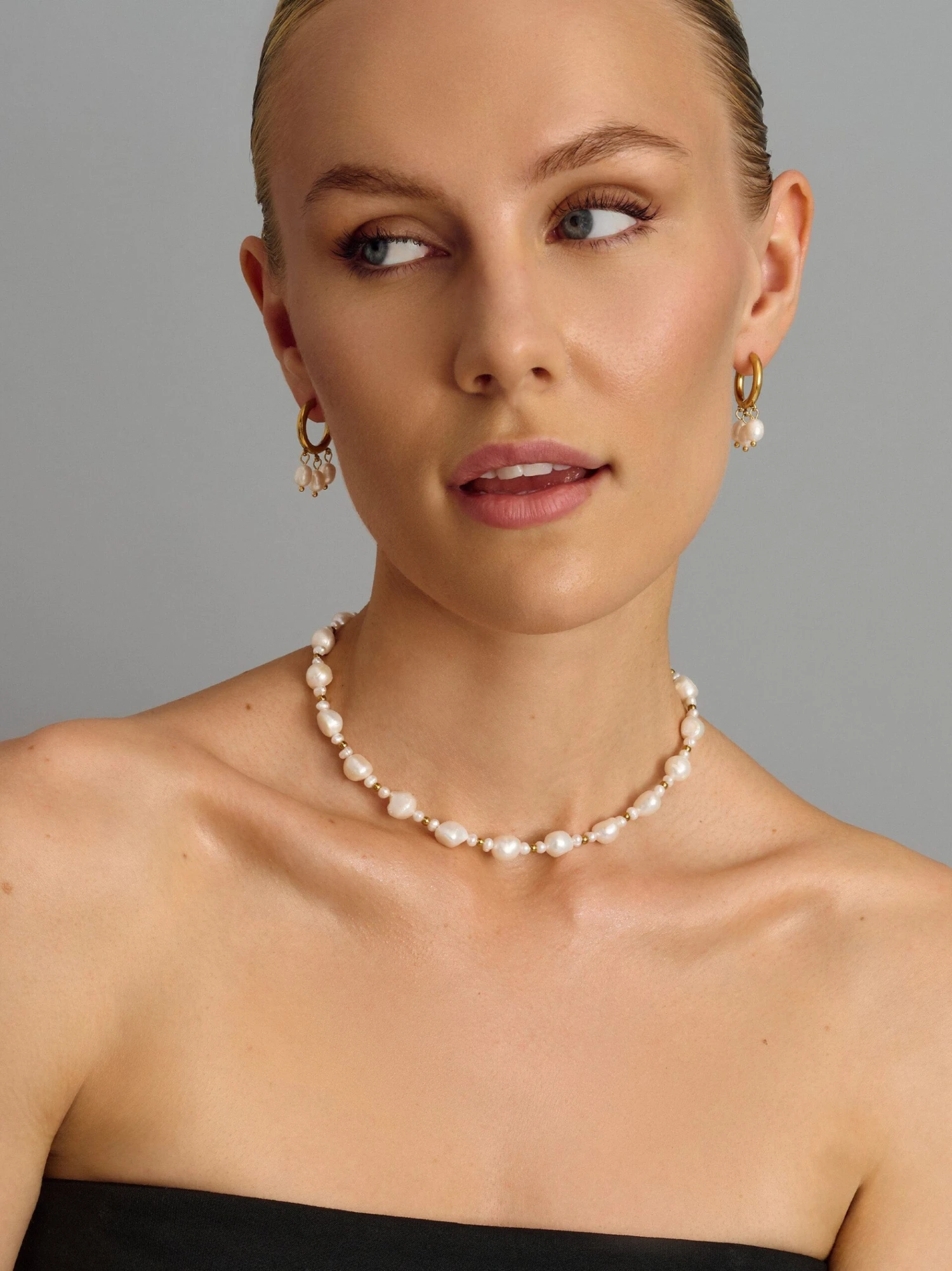 Nialaya Portofino Pearl Choker 2 Nialaya Portofino Pearl Choker - Image 2