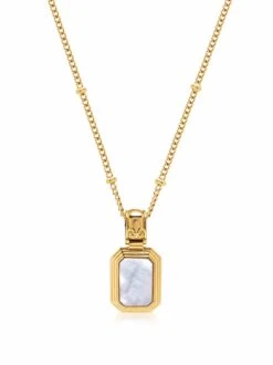 Nialaya Sterling Silver Necklace With Two-in-One Pendant