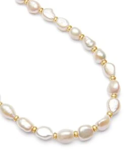Nialaya Women's Baroque Pearl Choker 15 Nialaya Women's Baroque Pearl Choker -Nialaya Jewelry Store nialaya women s necklace women s baroque pearl choker 14 inches 35 56 cm wneck 055 11871713951816