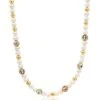Nialaya Women's Evil Eye Pearl Necklace