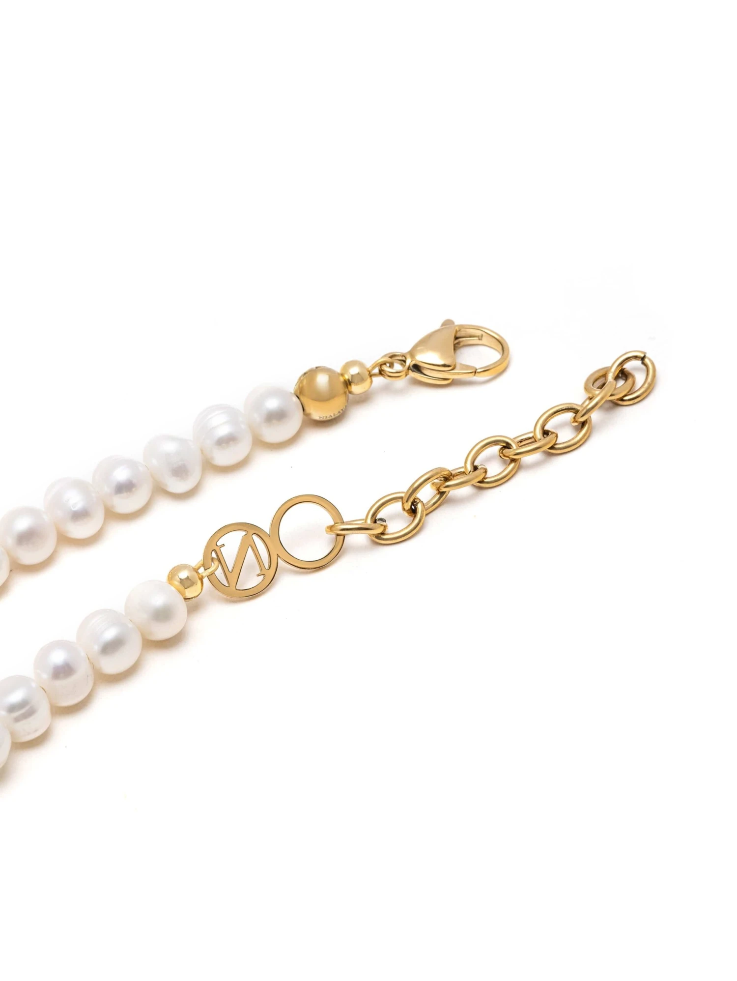 Nialaya Women's Evil Eye Pearl Necklace 4 Nialaya Women's Evil Eye Pearl Necklace - Image 4