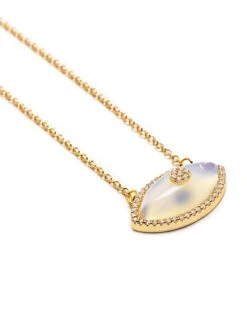Nialaya Women's Moonstone Evil Eye Necklace 7 Nialaya Women's Moonstone Evil Eye Necklace -Nialaya Jewelry Store nialaya women s necklace women s moonstone evil eye necklace wneck 259 30209596883016