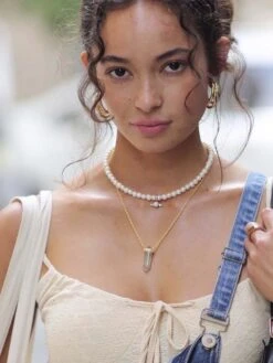 Nialaya Women's Pearl Choker With Angel Wing Pendant 9 Nialaya Women's Pearl Choker With Angel Wing Pendant -Nialaya Jewelry Store nialaya women s necklace women s pearl choker with angel wing pendant 17 inches 43 18 cm wneck 218 30435115761736