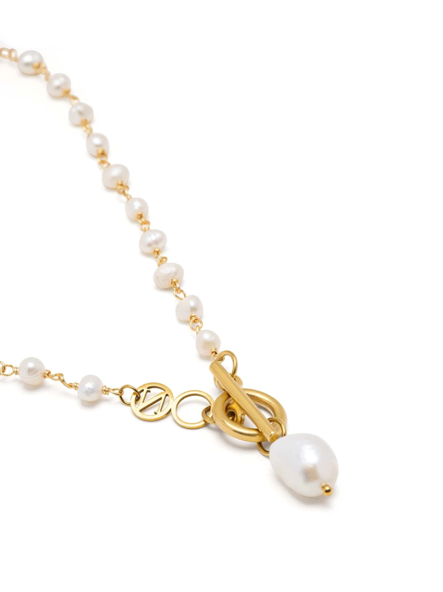 Nialaya Women's Pearl Wrap Necklace 5 Nialaya Women's Pearl Wrap Necklace - Image 5