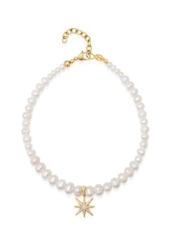 Nialaya Women's Twilight Star Pearl Choker