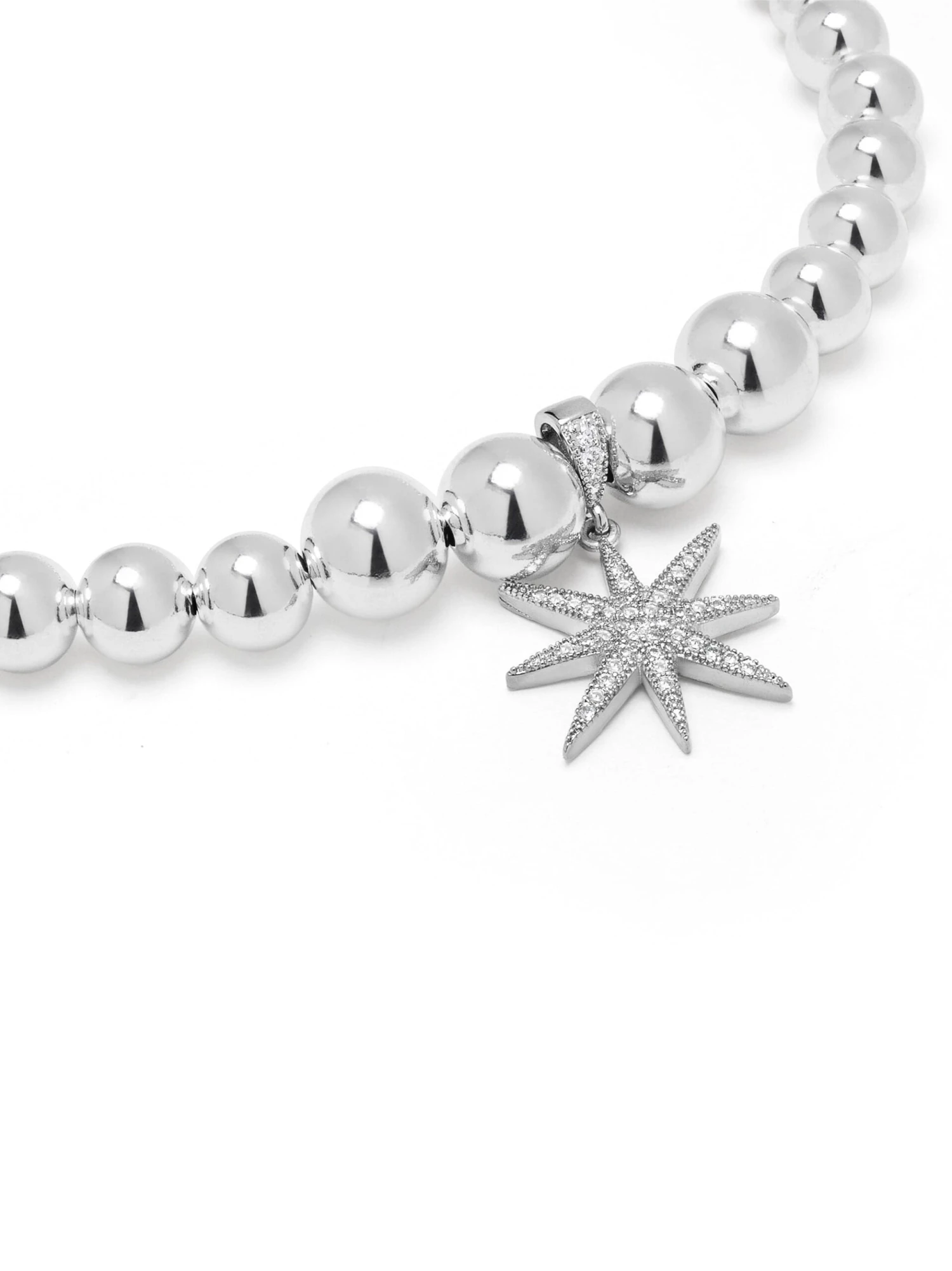 Nialaya Women's Twilight Star Silver Choker 3 Nialaya Women's Twilight Star Silver Choker - Image 3