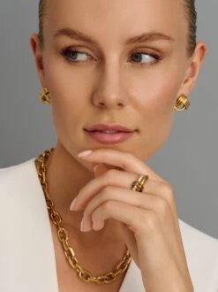 Nialaya Double Band Ring In Gold -Nialaya Jewelry Store nialaya women s ring double band ring in gold double band ring in gold 1168929252