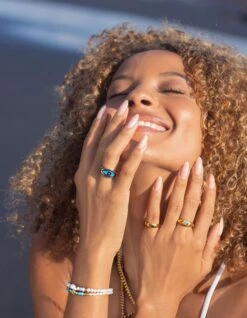 Nialaya Women's Gold Evil Eye Ring 11 Nialaya Women's Gold Evil Eye Ring -Nialaya Jewelry Store nialaya women s ring women s large evil eye ring 28152935219272