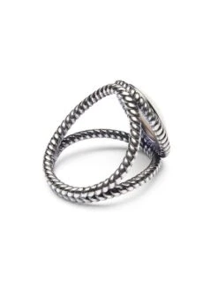 Nialaya Women's Silver Ring With Mother Of Pearl Stone -Nialaya Jewelry Store nialaya women s ring women s silver ring with mother of pearl stone 12624368140360